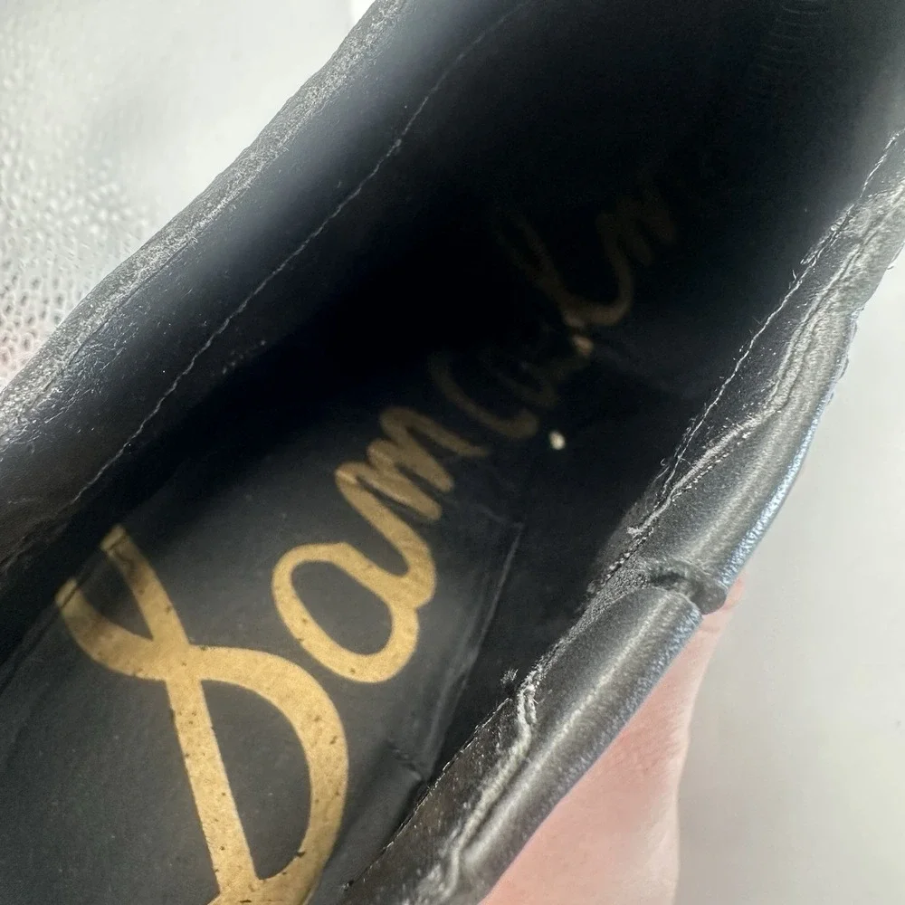 Sam Edelman Keaton‎ Women's Black Leather Zip Heel Booties Size 9.5 Sexy $139